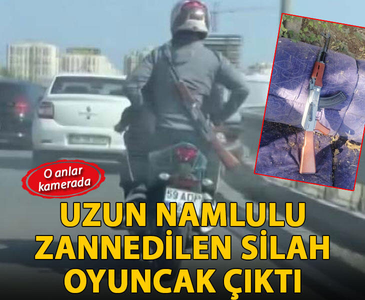 Avcılarda uzun namlulu zannedilen silah oyuncak çıktı